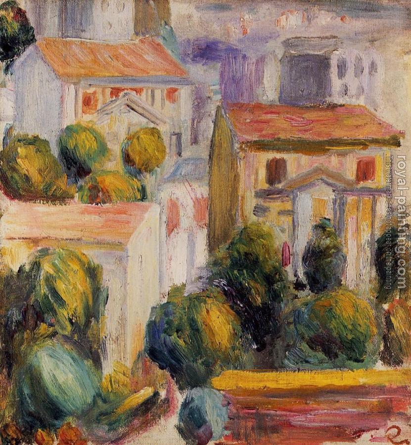 Pierre Auguste Renoir : Houses at Cagnes